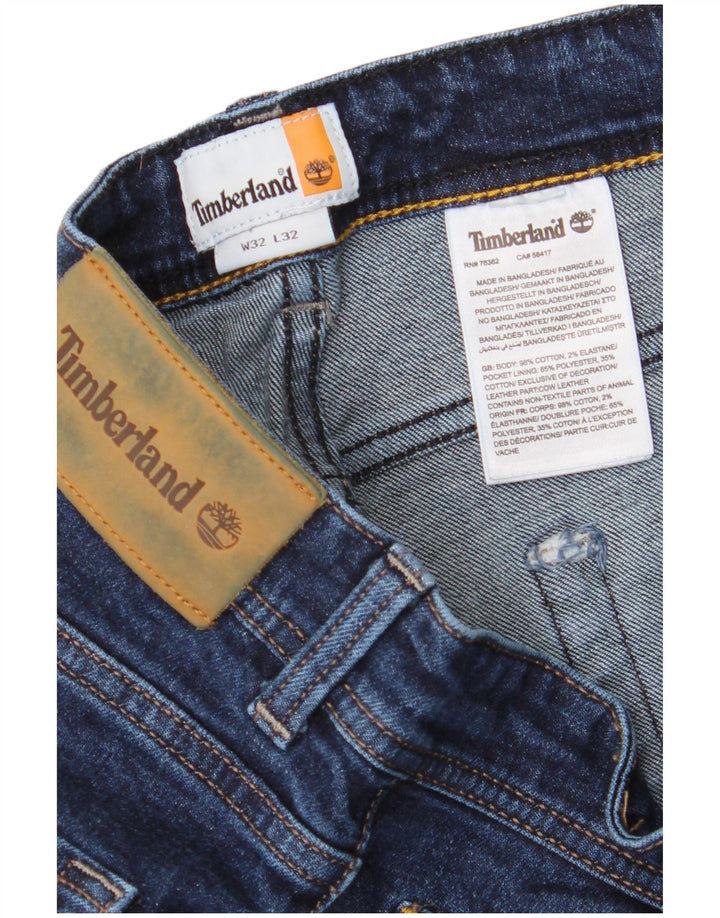 Timberland Jean droit homme W32 L29 bleu marine coton