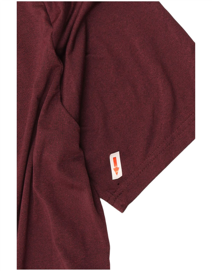 Mountain Warehouse T-shirt pour homme en polyester bordeaux Taille L