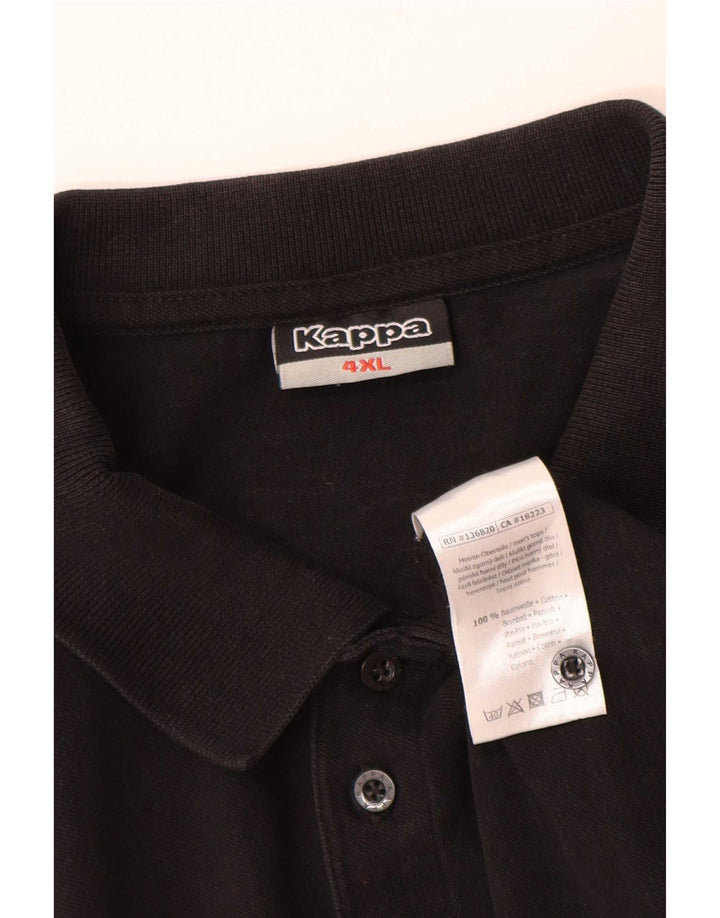 Kappa Polo Homme 4XL Noir Coton