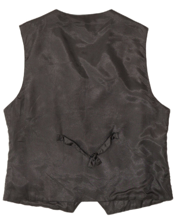 Yessica Gilet Femme UK 18 XL Noir Géométrique Polyester
