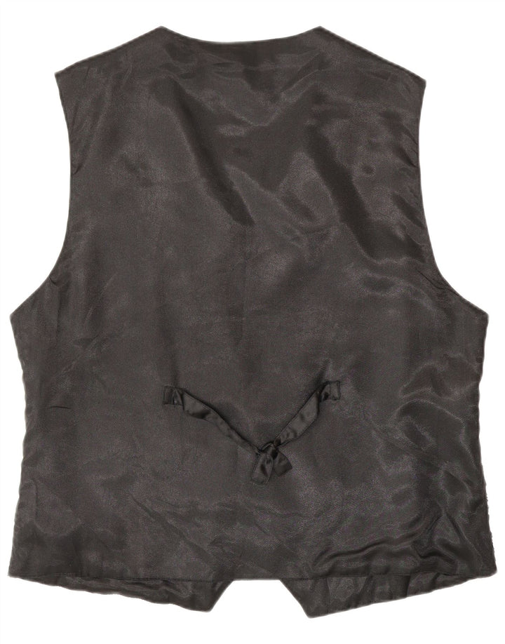 Yessica Gilet Femme UK 18 XL Noir Géométrique Polyester