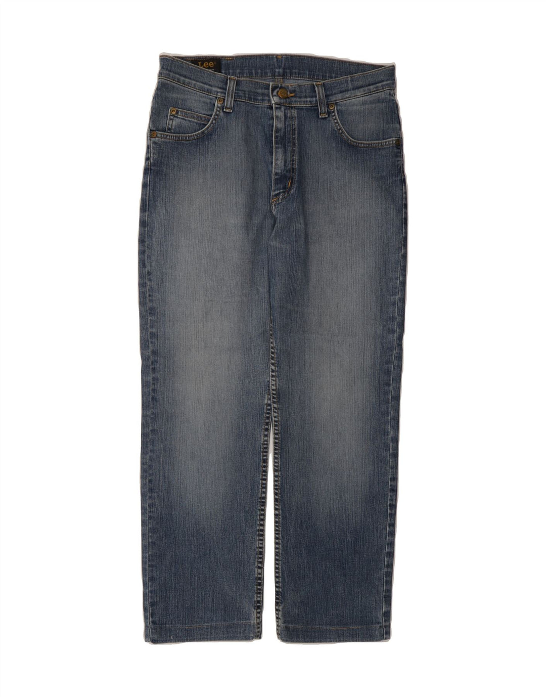 LEE Mens Brooklyn Straight Jeans W32 L28 Blue Cotton Vintage Lee and Second-Hand Lee from Messina Hembry 