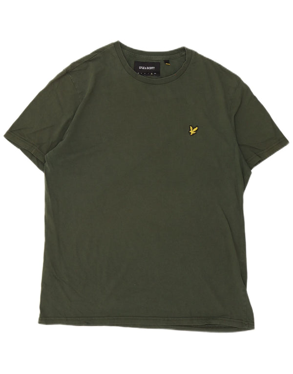 Lyle & Scott T-Shirt Homme Top XL Kaki Coton