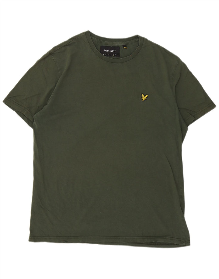 Lyle & Scott T-Shirt Homme Top XL Kaki Coton