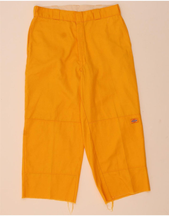 Dickies Pantalon cargo court pour homme W34 L24 Jaune Polyester