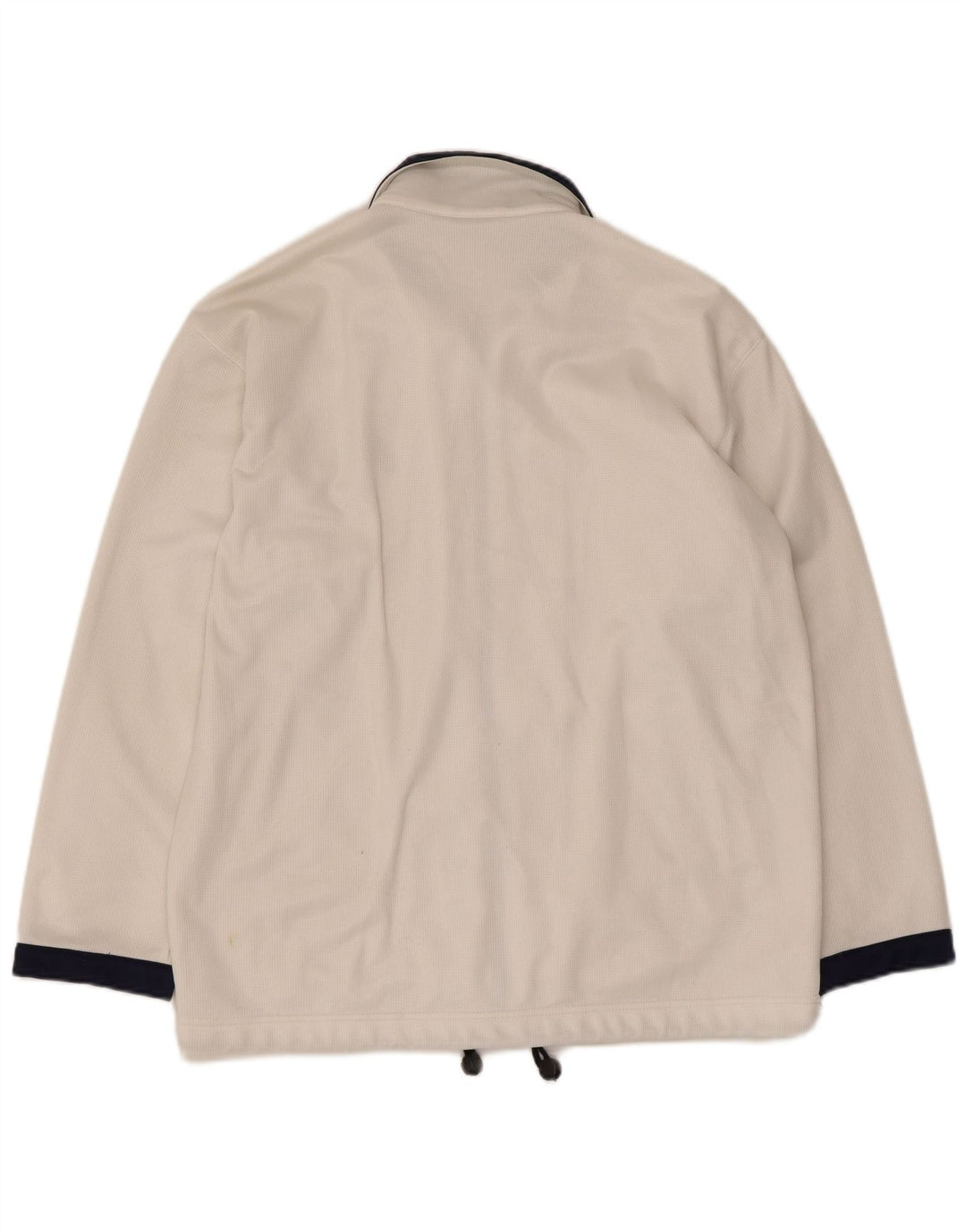 Asics Veste de survêtement pour homme Petit Blanc Colorblock Polyester Sports