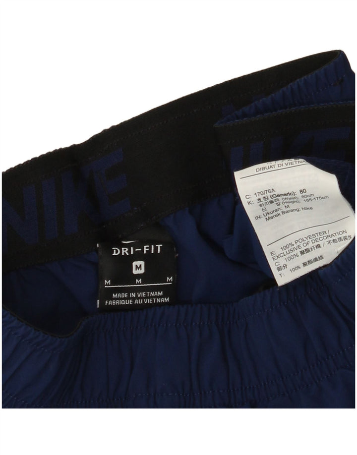 NIKE Short de sport Dri Fit Graphic pour homme en polyester bleu marine moyen