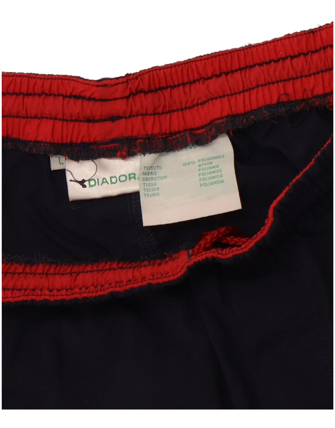 DIADORA Short de Sport Homme Large Bleu Marine Polyamide