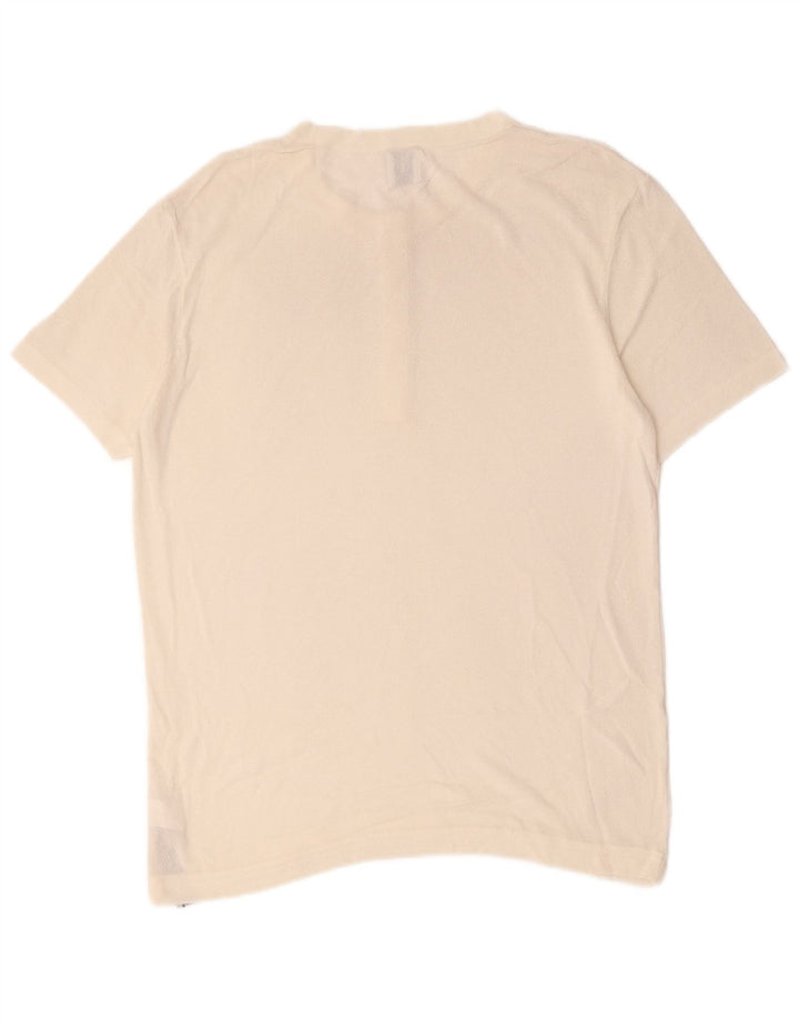 Zara T-Shirt Homme Haut Large Blanc Viscose