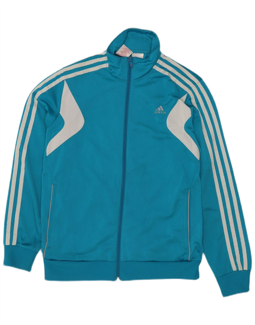 Adidas Veste de Survêtement Garçon 13-14 Ans Bleu Colorblock Polyester
