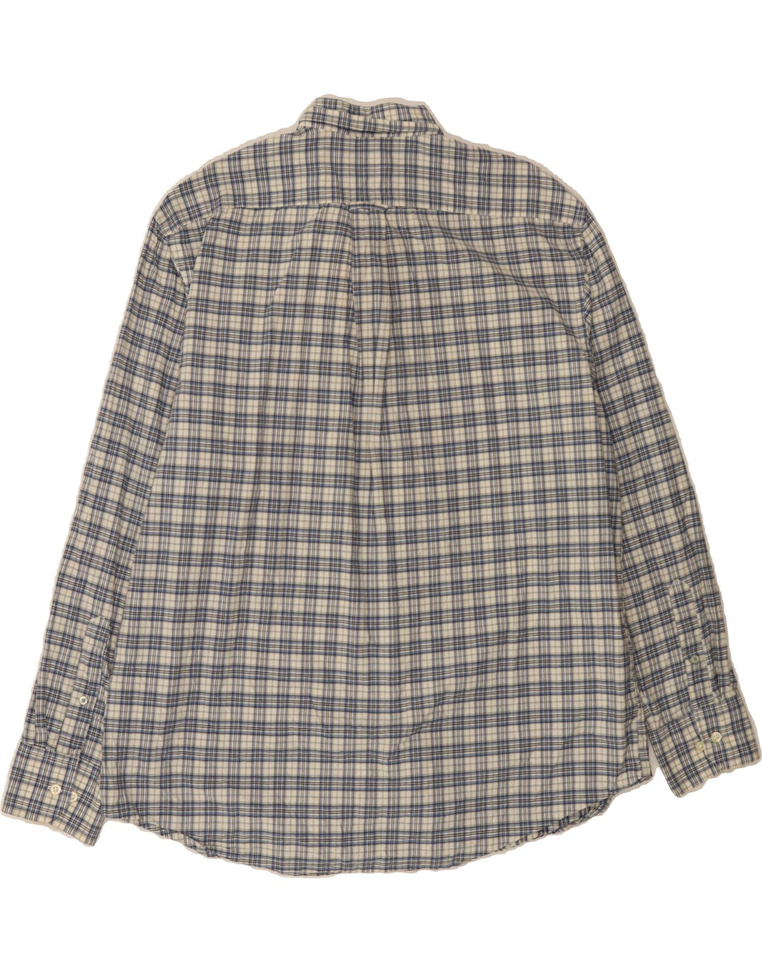 IZOD Mens Shirt Large Blue Check Vintage Izod and Second-Hand Izod from Messina Hembry 