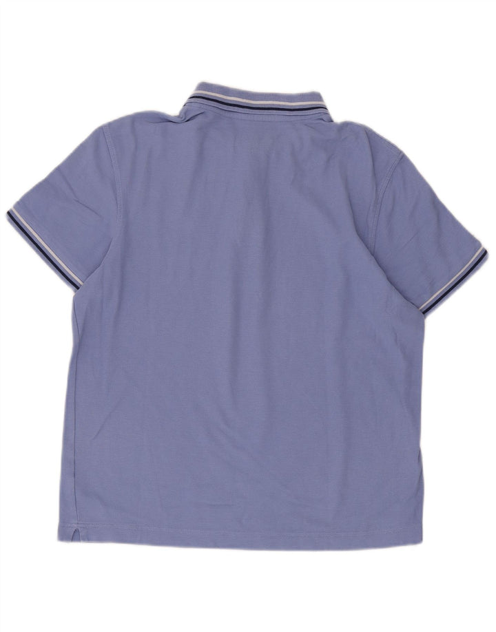 Lotto Polo Homme Petit Rayé Bleu