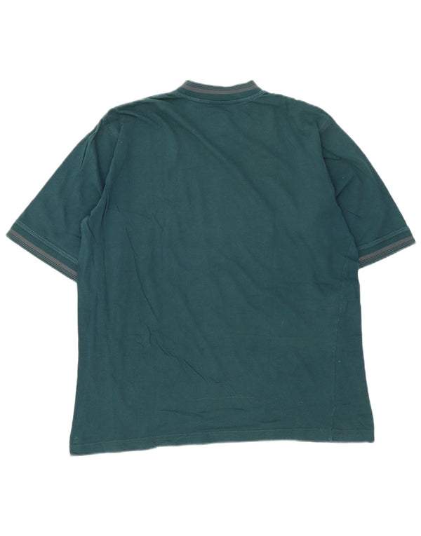 Adidas T-Shirt Homme Haut Grand Coton Rayé Vert
