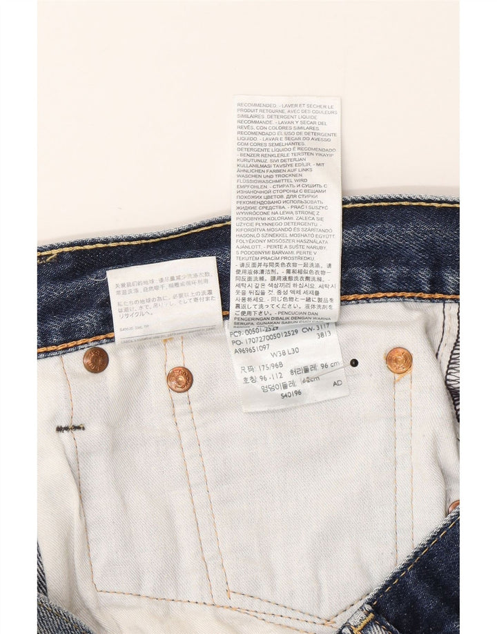 Levi's Jean Droit 501 Homme Bleu Marine W38 L30 Coton