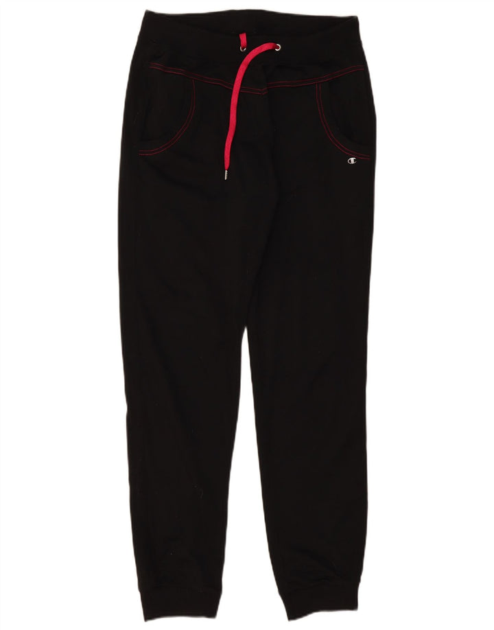 Champion Pantalon de survêtement pour femme Joggers UK 14 Medium Noir