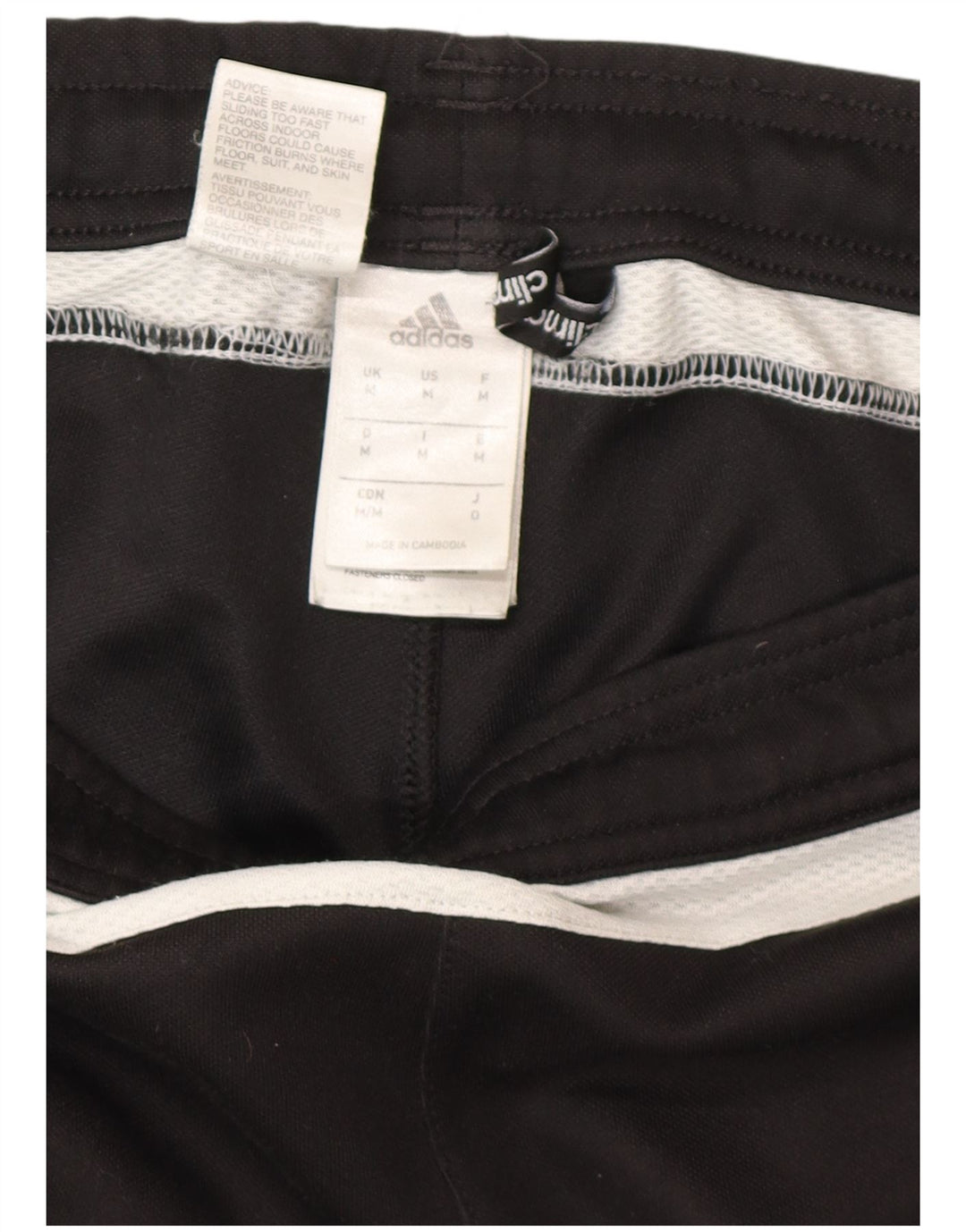 ADIDAS Pantalon de Survêtement Climalite Homme Noir Moyen Colorblock