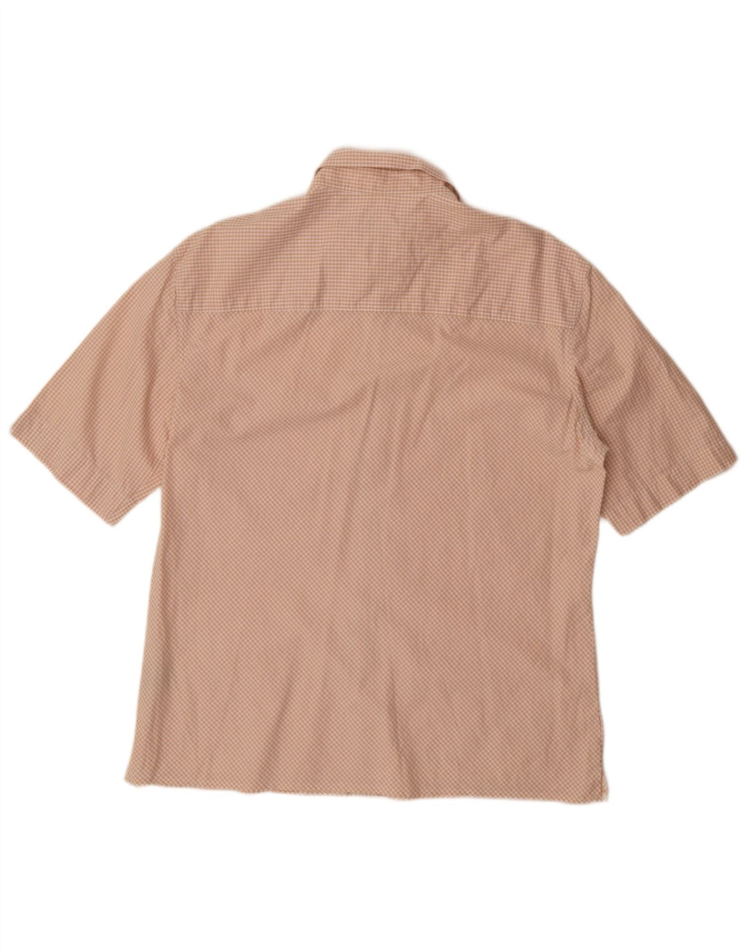 FRENCH CONNECTION Chemise à manches courtes pour homme en coton vichy beige