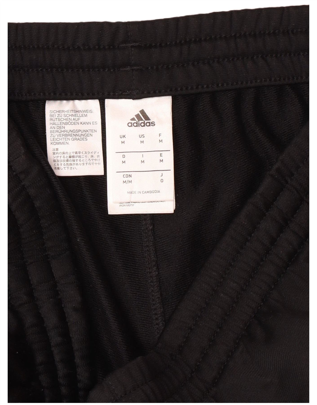 ADIDAS Pantalon de Survêtement Joggers Homme Noir Moyen Polyester