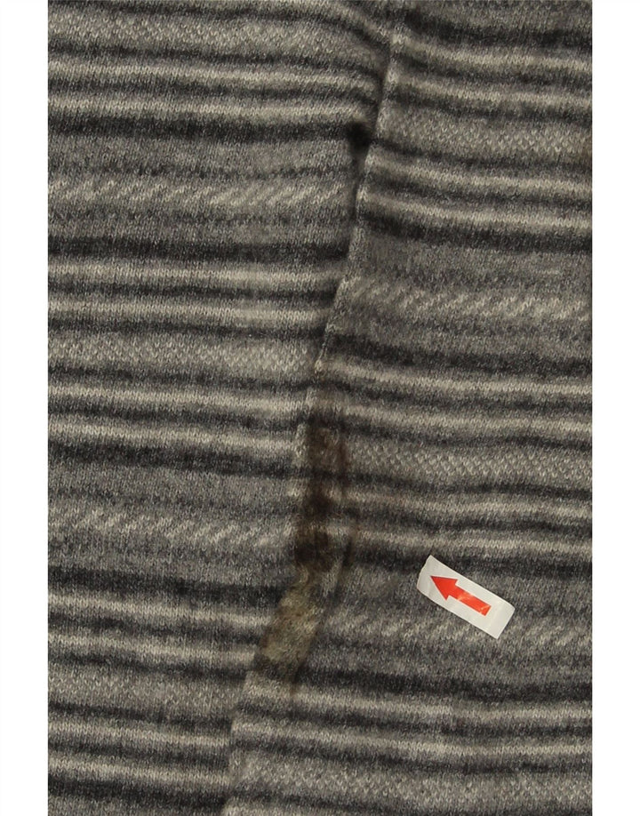 Marlboro Classics Pull à col rond pour homme XL Gris rayé