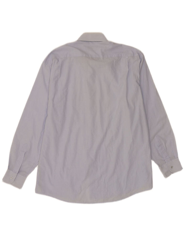 Pierre Cardin Chemise homme Taille 42 16 1/2 Grand coton à fines rayures bleues