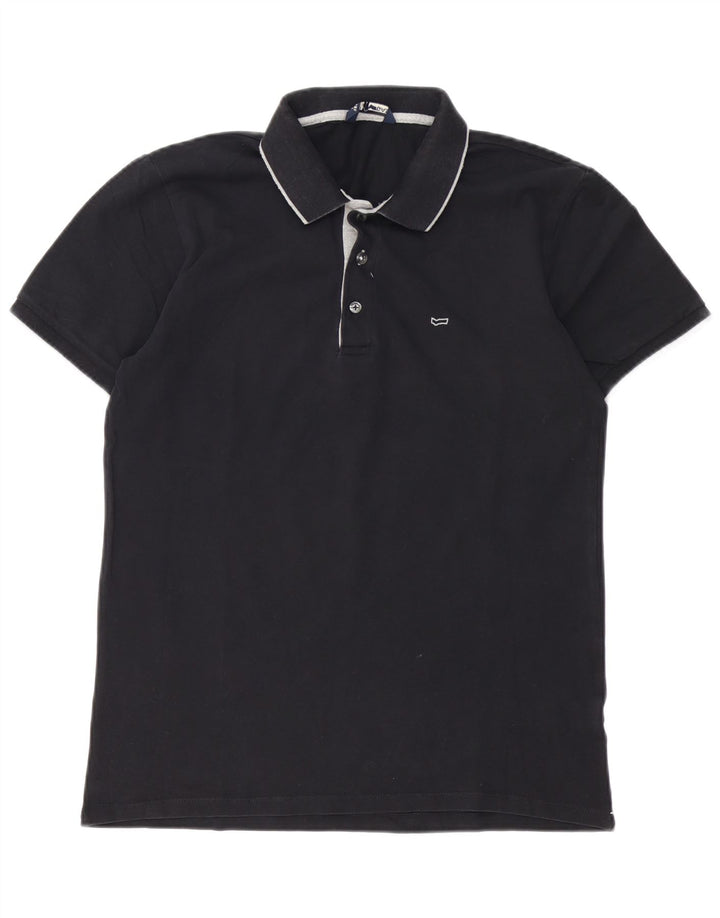 Gas Polo Homme Noir Moyen