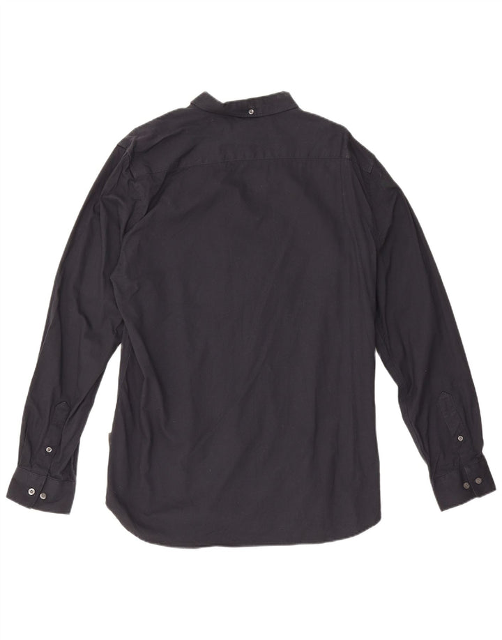 French Connection Chemise Homme Large Noir Coton