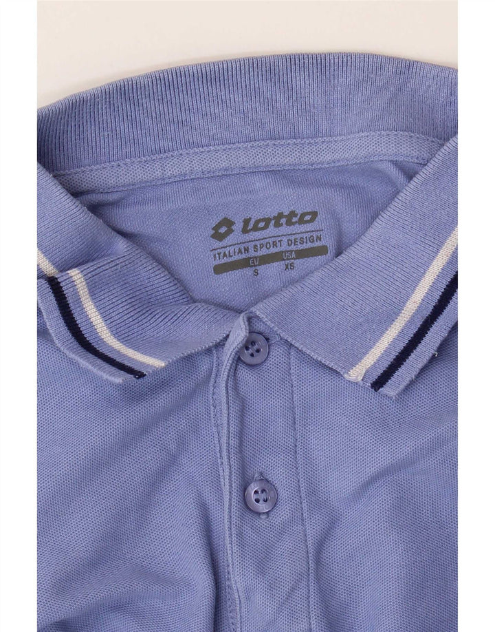 Lotto Polo Homme Petit Rayé Bleu