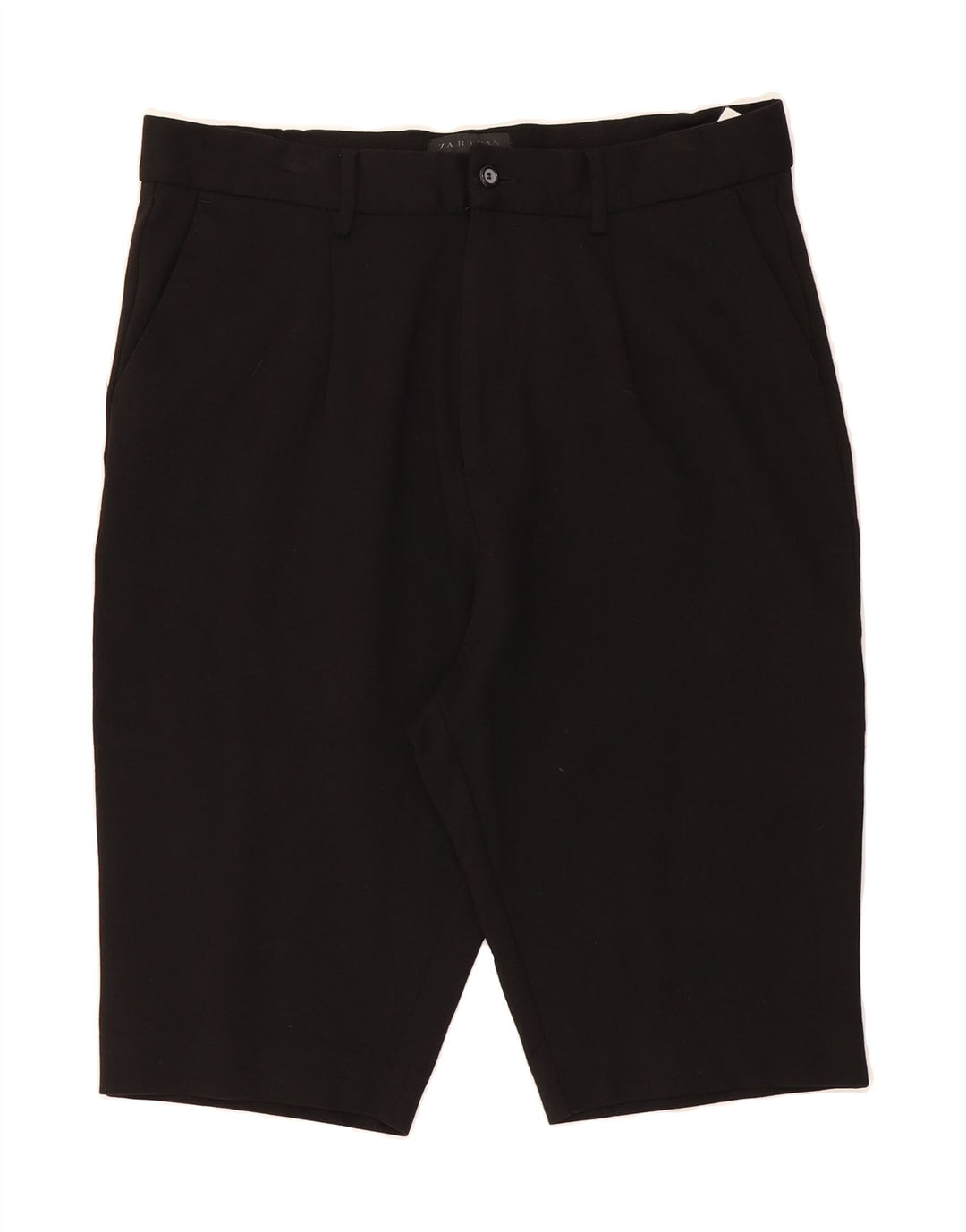 ZARA Mens Pegged Chino Shorts EU 42 Large W32  Black Viscose Vintage Zara and Second-Hand Zara from Messina Hembry 