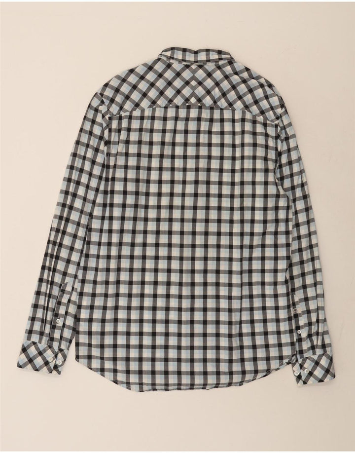 Timberland Chemise Regular Fit Homme Grand Carreau Bleu Coton