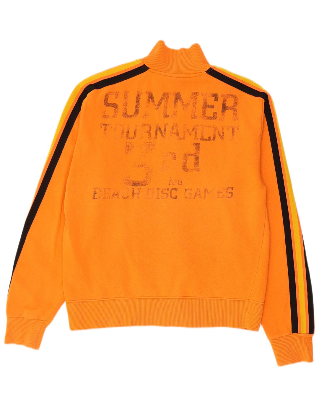 Lee Veste de survêtement graphique pour femme UK 14 Orange moyen Colourblock