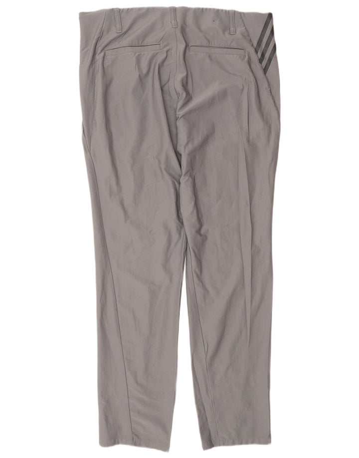 Adidas Pantalon Chino Slim Homme W34 L32 Gris Polyester