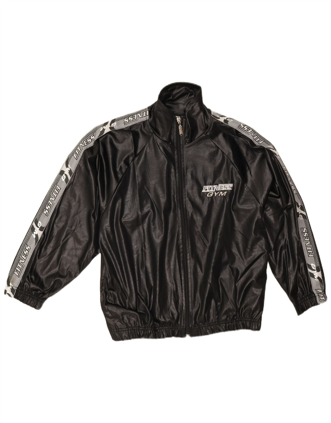 Campagnolo Veste de survêtement surdimensionnée graphique pour femme UK 10 Small Noir