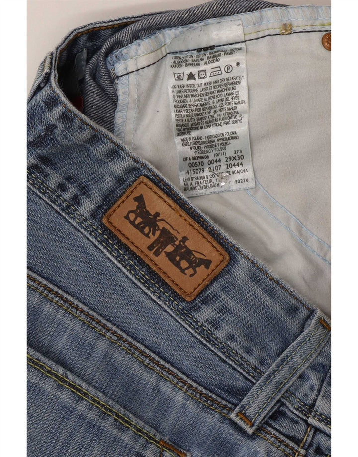 Levi's Jean Droit 570 Femme Bleu W29 L30 Coton