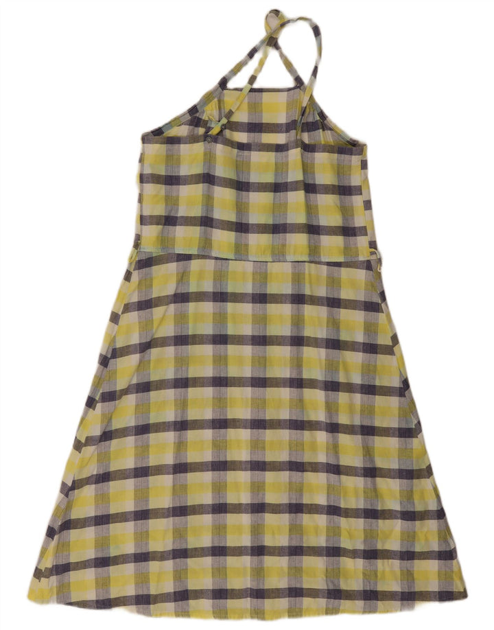 Frette Robe Tablier Femme IT 45 Carreaux Jaune Moyen