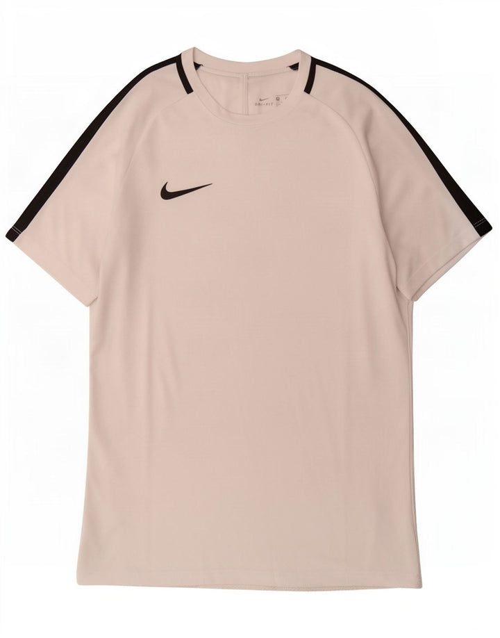 Nike T-Shirt Dri Fit Homme Blanc Moyen Colorblock