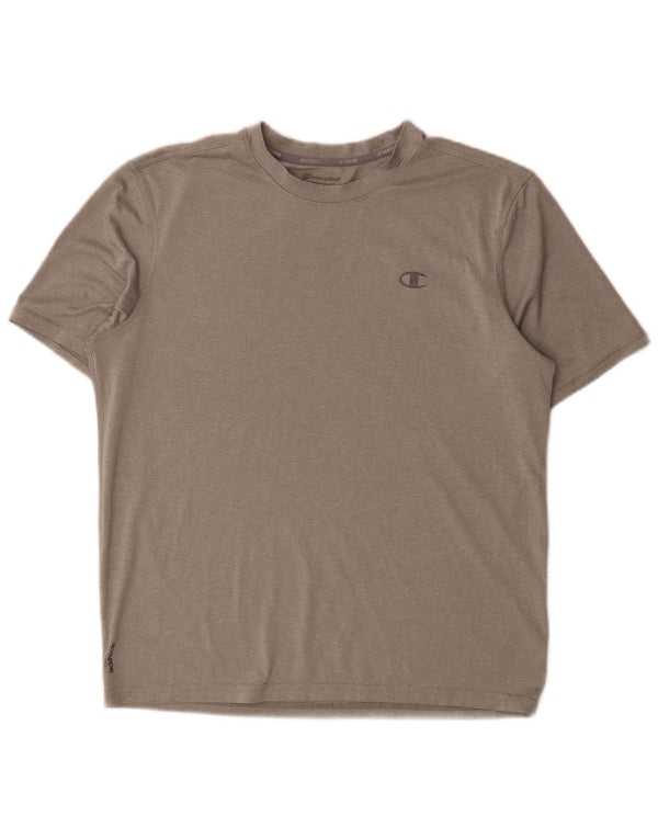 Champion T-Shirt Homme Gris Moyen Polyester
