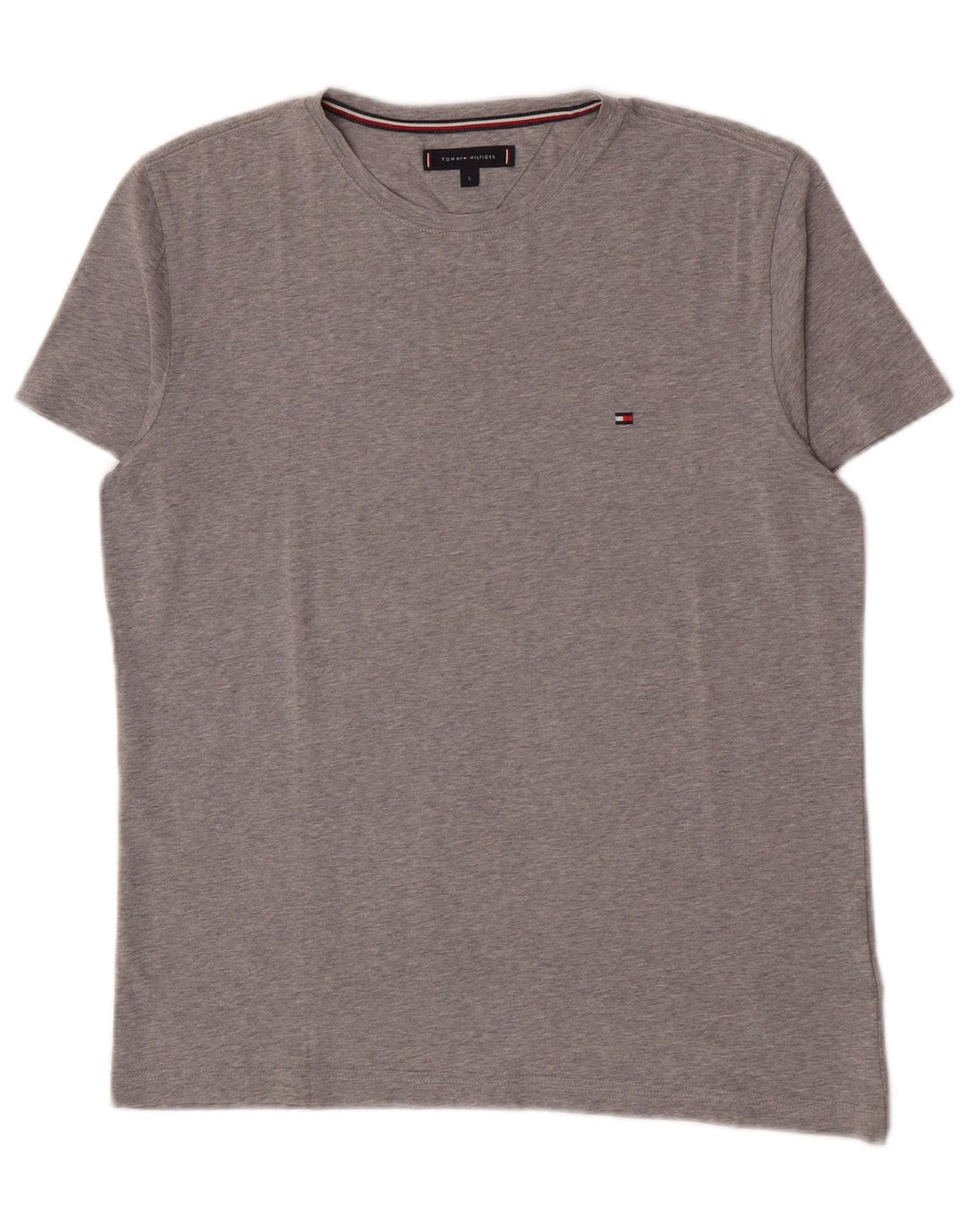 Tommy Hilfiger T-Shirt Homme Haut Large Gris Coton