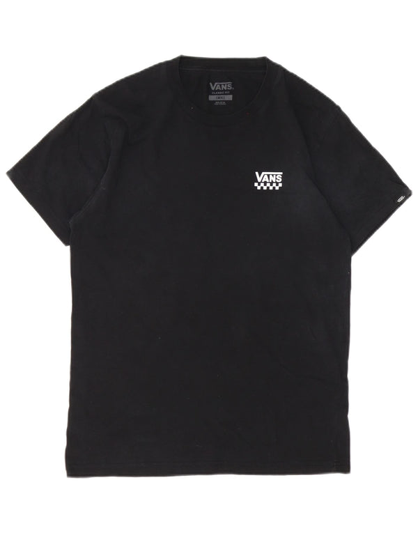 Vans T-shirt coupe classique pour hommes, petit, en coton noir