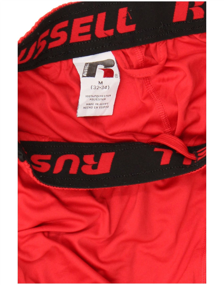 RUSSELL ATHLETIC Short de Sport Dri-Power Homme Rouge Moyen Colorblock