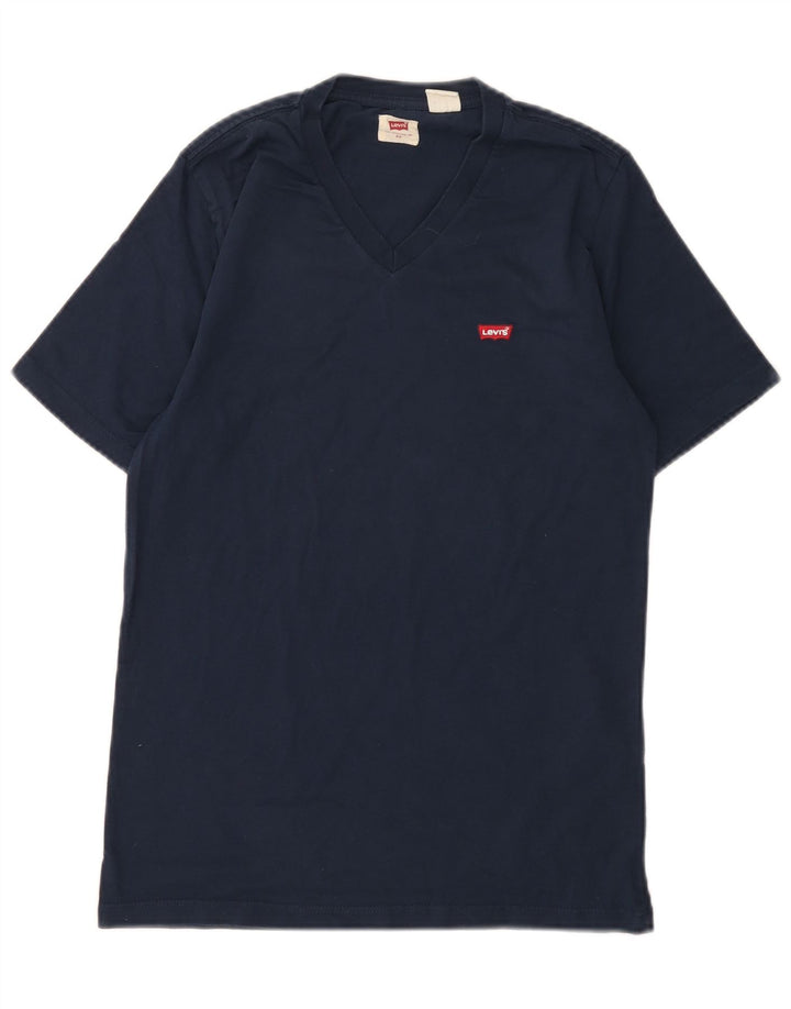 Levi's T-Shirt Top XS Bleu Marine Coton Homme