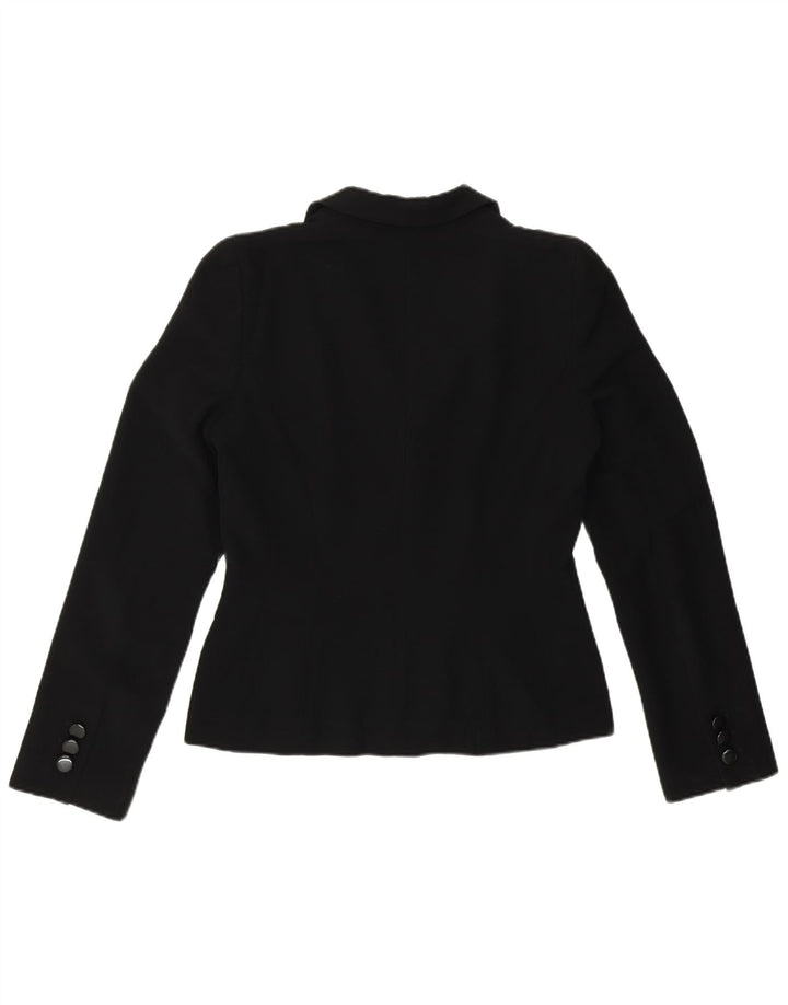 Hobbs Veste blazer à 2 boutons pour femme UK 12 Noir moyen Polyester
