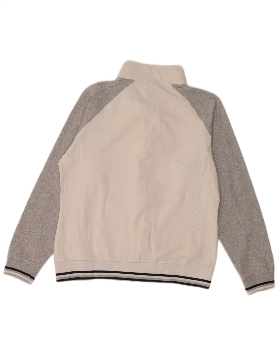 ASICS Veste de survêtement pour femme UK 14 Medium Off White Colourblock