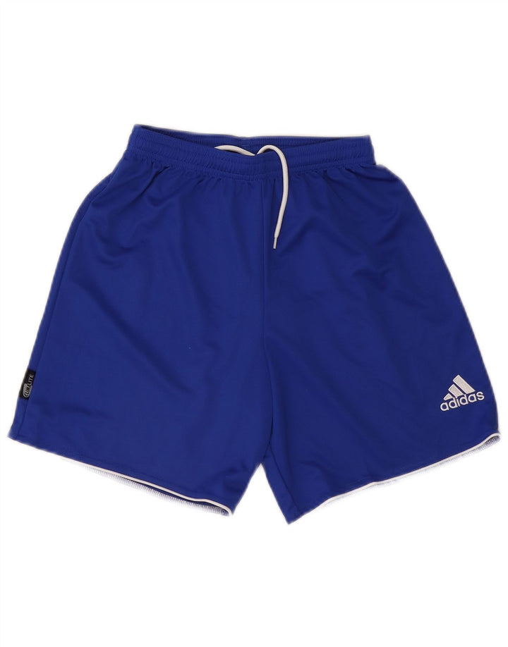 ADIDAS Short de sport Climalite pour femme UK 6 XS Bleu Polyester