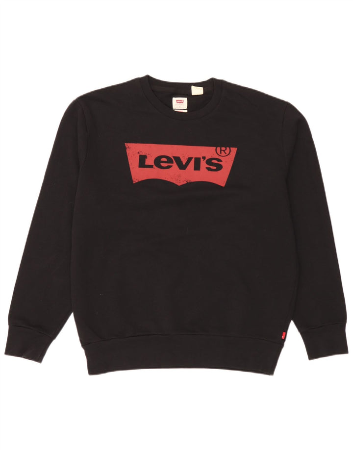 Levi's Sweat-Shirt Standard Graphic Homme Noir Small