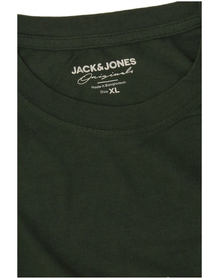 Jack & Jones T-Shirt Graphique Homme XL Vert
