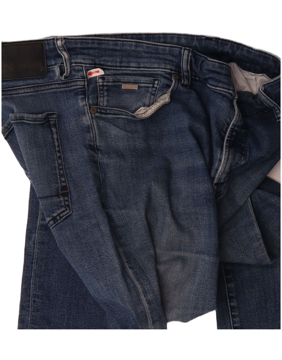 Hugo Boss Jean droit W38 L31 pour homme Bleu