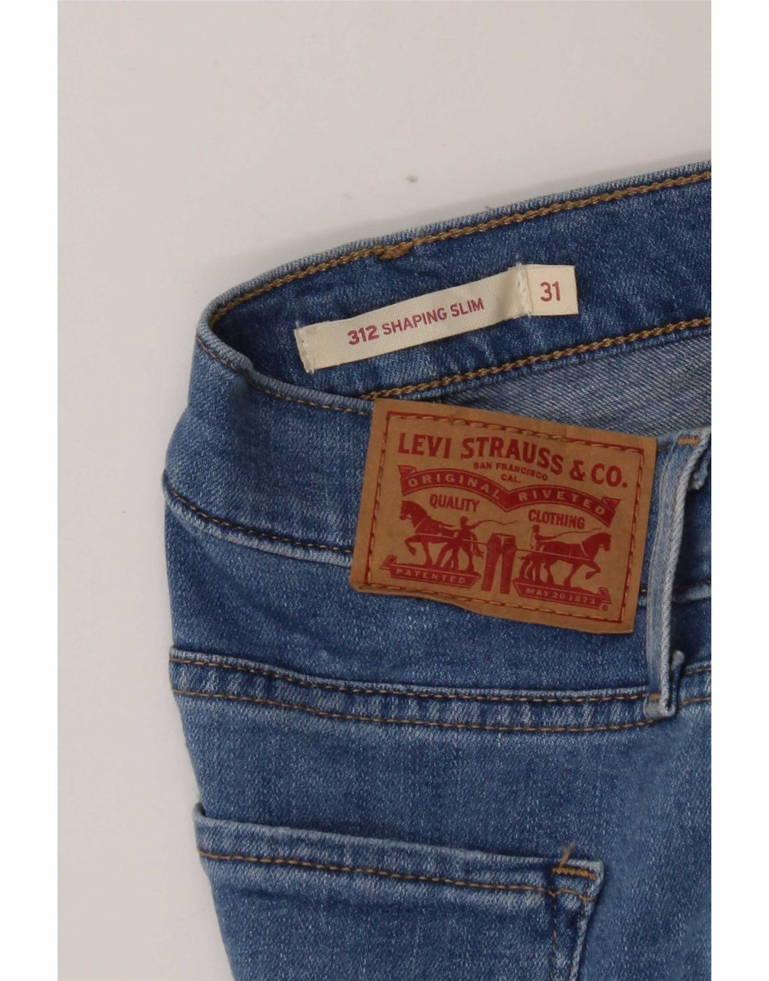 Levi's Jean Slim 312 Shaping Femme W31 L29 Bleu