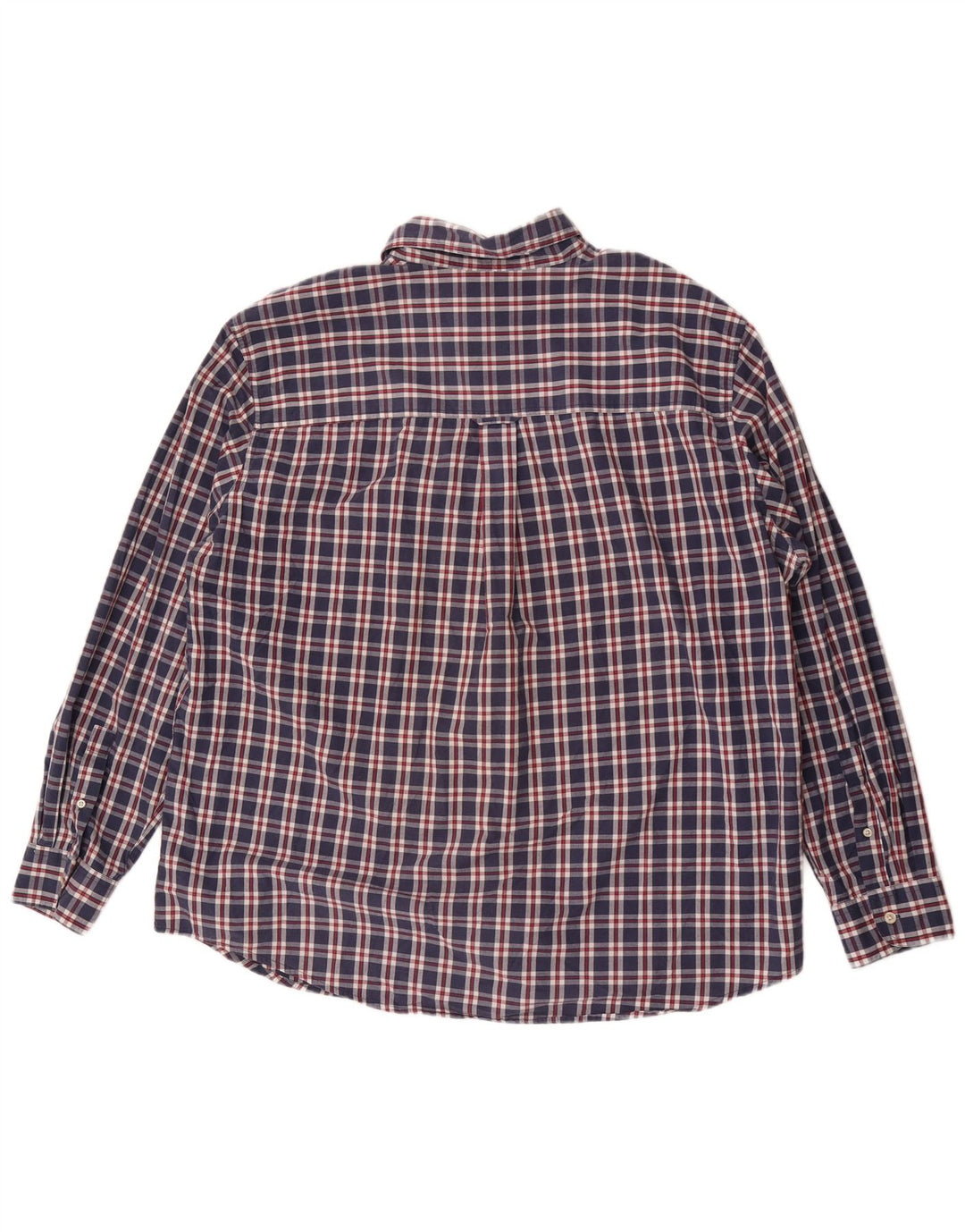 Chaps Chemise homme facile d'entretien 2XL en coton à carreaux bleu marine