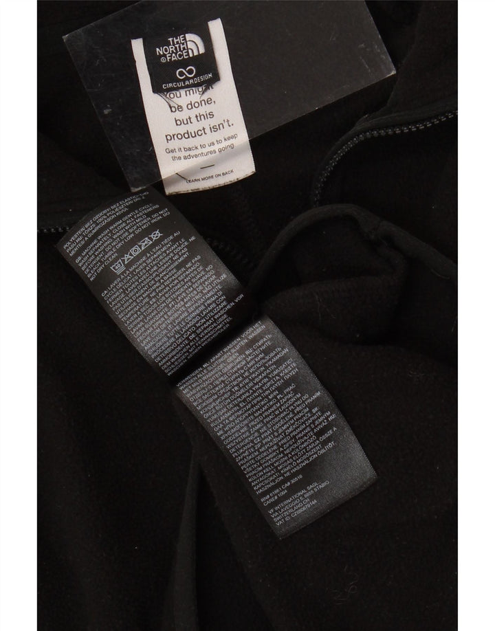 THE NORTH FACE Pull Polaire Col Zippé Fille 12-13 ans Noir Polyester