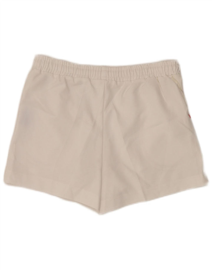 Sergio Tacchini Short de sport pour femme IT 44 Polyester blanc moyen